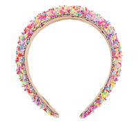 IWOWHERO Wide Candy Color Headband for Women and Teens Lightweight Comfortable Plastic and Sponge Material Fashionable Hair Accessory for Parties Weddings and Daily Styling