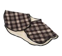 IWOWHERO Windproof Wheelchair Blanket Poncho for Adults, 30x15in Warm Shoulder Shawl Cape, Winter Lap Cover for Elderly Mobility, Soft Thermal Wheelchair Body Wrap