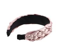 IWOWHERO Women Five Strand Braid Headband with Shiny Finish for Comfortable and Stylish Wear for Casual Formal Events