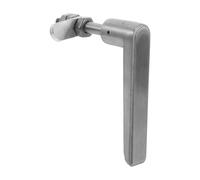 IWOWHERO Wood Burning Stove Handle Replacement Universal Metal Pull Handle for Coal Fireplaces Heat-Resistant L-Shaped Design Suitable for Pellet and Log Burners