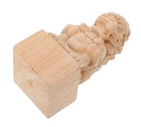 IWOWHERO Wood Carved Bed Post Finials Roman Bridge Design Solid Wood Decorative Fence Toppers Minimalist Style