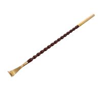 IWOWHERO Wooden Back Scratch Tool Lightweight Portable Back Scratcher with Brass Tip Appearance for Comfortable Body Scratching at Home