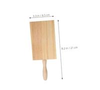 IWOWHERO Wooden Gnocchi Board and Pasta Paddle for Homemade Pasta Making for Dough Rubbing and Shaping Easy to Clean Kitchen Tool