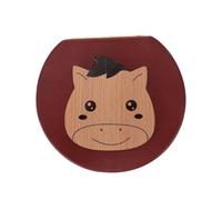 IWOWHERO Wooden Tooth Fairy Keepsake Box for Baby Teeth Storage with Secure Lid and Born Gift for Boys and Girls