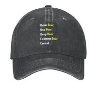 IWURYCX Baseball Cap Runescape Beer Interaction Rugby Sun Hat for Children Sunscreen Designer Cap Golf Wear Men Women's