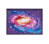 IWUTEFET The Milky Way Galaxy 2200pcs Micro Mini Building Block Kit Wall Art,Colorful Cosmic Models Unique Universe Galaxy DIY Decor for Home Decor, Ideal Gift for Christmas, Halloween, New Year