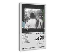 IWVFJBAQ J. Cole 4 Your Eyez Only Album Poster Canvas Poster Wall Art Decor Print Picture Paintings for Living Room Bedroom Decoration 16x24inch(40x60cm)