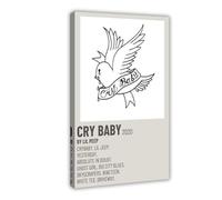 IWVFJBAQ Lil Peep Cry Baby Album Poster Canvas Poster Bedroom Decor Landscape Office Room Decor Gift 08x12inch(20x30cm)