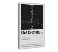 IWVFJBAQ Lil Peep Star Shopping - Music Album Poster Canvas Poster Bedroom Decor Landscape Office Room Decor Gift 08x12inch(20x30cm)