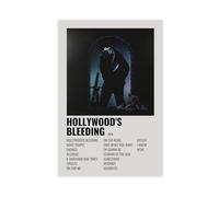 IWVFJBAQ Post Malone - Hollywood's Bleeding - Album Poster Canvas Poster Bedroom Decor Landscape Office Room Decor Gift 20x30inch(50x75cm)
