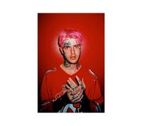 IWVFJBAQ Rapper Lil Peep Poster (1) Canvas Poster Wall Art Decor Print Picture Paintings for Living Room Bedroom Decoration 24x36inch(60x90cm)