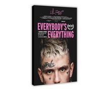 IWVFJBAQ Rapper Lil Peep Poster (12) Canvas Poster Wall Art Decor Print Picture Paintings for Living Room Bedroom Decoration 20x30inch(50x75cm)