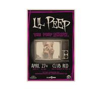 IWVFJBAQ Rapper Lil Peep Poster (2) Canvas Poster Wall Art Decor Print Picture Paintings for Living Room Bedroom Decoration 20x30inch(50x75cm)