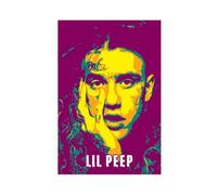 IWVFJBAQ Rapper Lil Peep Poster (21) Canvas Poster Bedroom Decor Landscape Office Room Decor Gift 08x12inch(20x30cm)