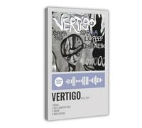 IWVFJBAQ Rapper Lil Peep Poster (25) Canvas Poster Bedroom Decor Landscape Office Room Decor Gift 24x36inch(60x90cm)