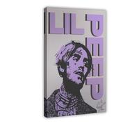 IWVFJBAQ Rapper Lil Peep Poster (29) Canvas Poster Wall Art Decor Print Picture Paintings for Living Room Bedroom Decoration 24x36inch(60x90cm)