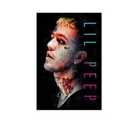 IWVFJBAQ Rapper Lil Peep Poster (4) Canvas Poster Wall Art Decor Print Picture Paintings for Living Room Bedroom Decoration 20x30inch(50x75cm)