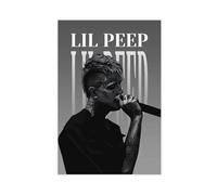IWVFJBAQ Rapper Lil Peep Poster (9) Canvas Poster Wall Art Decor Print Picture Paintings for Living Room Bedroom Decoration 24x36inch(60x90cm)