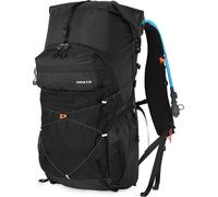 IX INOXTO Hiking Backpack for Men and Women, 30L Waterproof Camping Backpack with 3L Water Bladder and Rain Cover, Lightweight Outdoor Sport Travel Daypack Rucksack for Climbing Cycling (Black)