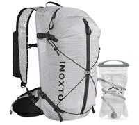 IX INOXTO Hydration Backpack, 20L Multipurpose Hiking Backpack with 2L Water Bladder, Water Backpack Insulated Hydration Pack Ideal for Hiking and Cycling (White)