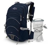 IX INOXTO Hydration Pack,20L Hydration Backpack, Hiking Internal Frame Backpacks with 2L Hydration Water Bladder and Rain Cover, for Cycling,Camping, Hunting,Ski, Snow for Men, Women (Dark Blue)