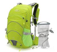 IX INOXTO Hydration Pack ,20L Hydration Backpack, Hiking Internal Frame Backpacks with 2L Hydration Water Bladder and Rain Cover, for Cycling,Camping, Hunting,Ski, Snow for Men, Women (Light Green)