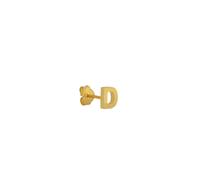 IX Studios Letter Earring Single Silver DMB0352DGD - Woman - 925 Sterling Silver Gold 25 mm