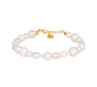 IX Studios Penelope Bracelet 22 ct. Goldplated Silver DMV0353GD-17 cm - Unisex - 925 Sterling Silver Gold/White 17 cm