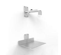IXART CPU Stand/CPU Holder Desktop CPU Host Stand Chassis Fixing Bracket Wall-mounted CPU Stand Adjustable Hanging Steel Desktop Tower Case Stand, Silver PC Tower Stand Holder