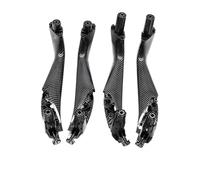 Ixaundd 2/4Pieces Left Right Interior Car Door Handle Inside Cover Trim for BMW for 5 Series for M5 for G30 for G31 2017-2022 Car Interior Parts(Carbon 4pieces)