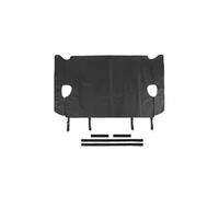Ixaundd Cargo Cover Trunk Net Mesh Leather Isolation Cover Cargo Storage Shield For Jeep For Wrangler JK 2007-2016 2017 2/4Doors Car Moulding Accessory(Cloth shield 4door)