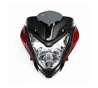 Ixaundd Front Headlight For BAJAJ For PULSAR 150 200 Motorcycle Headlight Assembly Headlamp With Fairing Black Yellow Red Motorcycle Headlight(Black 1pcs)