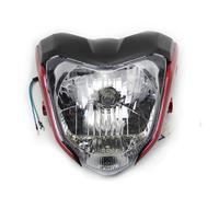 Ixaundd Front Headlight For FZ16 For FZ 16 For FZER150 For FZER 150 Motorcycle Headlight Headlamp Head Light Lamp Lightings With Fairing Motorcycle Headlight(Red)