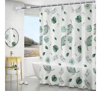 IXEHOH Botanical Floral Cotton Shower Curtain for Bathroom,Plant Herbs Nature Leaf Rustic Farmhouse Fabric Polyester 12 Pack Hooks(200x243cm/79x93in(WxH))