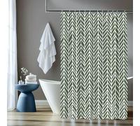 IXEHOH Botanical Pattern Shower Curtain Floral Decoration Polyester Fabric Shower Curtains for Bathroom Decoration Contains 12 Hooks(90x180cm/35x71in(WxH))