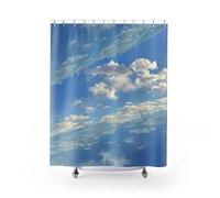 IXEHOH Clouds Shower Curtain, Sky Shower Curtains,Polyester Fabric Light blue Modern Bathroom Décor,Soft Cloth & Hotel Quality 120x150cm/47x59in(WxH)