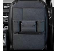 IXEUYN Car Back Seat Organizer for Audi Q3 S-Line, Multi Pocket All Purpose Holder Organization Drink Grocery Family Travel Commuting Long Drives Back Seat Protector,Black-One
