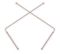 IXGNIJ 2pcs 99.9% Copper Dowsing Rods for Ghost Hunting, Diving Water, Searching for Lost Things, Paranormal Investigations