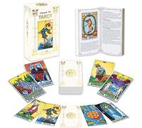 IXIGER Tarot Cards Deck with Guide Book, for Beginners and Expert Readers,Bronzing Tarot Cards Standard Size 4.75" x 2.76",78 Pcs Classic Set