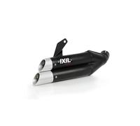 IXIL Hyperlow Full Exhaust System Stainless Steel Black / Aluminium Polished - Honda CB650R - XH6342XB, black