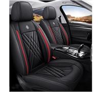 IXITAB Car Seat Covers Accessories Suitable for Chevrolet Traverse Trucks Vectra C Bittar Viva Vantbol Waterproof Leather 5 Seater Car Seat Cover Black Red