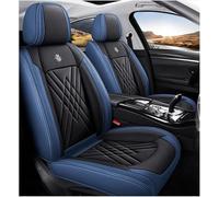 IXITAB Car Seat Covers Universal Set for Seat Alhambra Altea Ibiza 6L 6J Leon Mk2 Mk3 Toledo Ateca Arona Car Accessories, Black/Blue