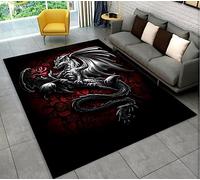 IXITAB Cartoon Dragon Pattern Area Rug,Carpet Rug For Living Room Bedroom Sofa Doormat Kitchen,Kids Play Non-Slip Floor Mat 200x300cm