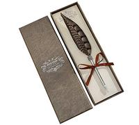 Ixkbiced 0.7mm Kawaii Feather Ballpoint Pen Roll Ball Pens Writing School Office Supply