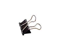 IXL Premier-Grip Foldback Clip 25mm Black Ref 1415/99 [Pack 100]