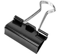 IXL Premier-Grip Foldback Clip 32mm Black Ref 1412-99 [Pack 10x10]