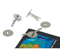 IXL Premier-Grip Paper Binders Tinned Steel with Washers 25mm - Ref 804400196-62 (Pack 200), Silver