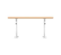 IXMLDAXD ballet barre, Ballet Barre Landing Fixed Height Adjustable Ballet Bar Indoor Wooden Dancing Stretching Pole Kids and Adults Vertical Ballet Stick for Household School Studio(1m)