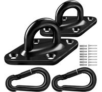 IXMLDAXD Ceiling Hook， Set of 2 Diamond Wall Stainless Steel Pad Eye Hooks for Sandbag