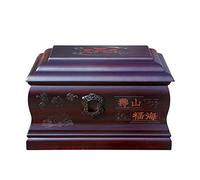 IXMLDAXD Cremation urn， Ashes Urns for Human Adult, Cremation Urn Woodcarving Pattern Forever Memory Jar